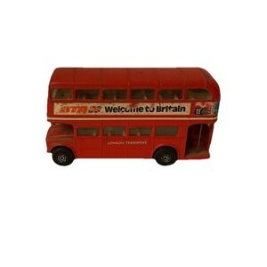 Corgi Toys London Transport Bus, Double Decker, Welcome‎ to Britain, Diecast